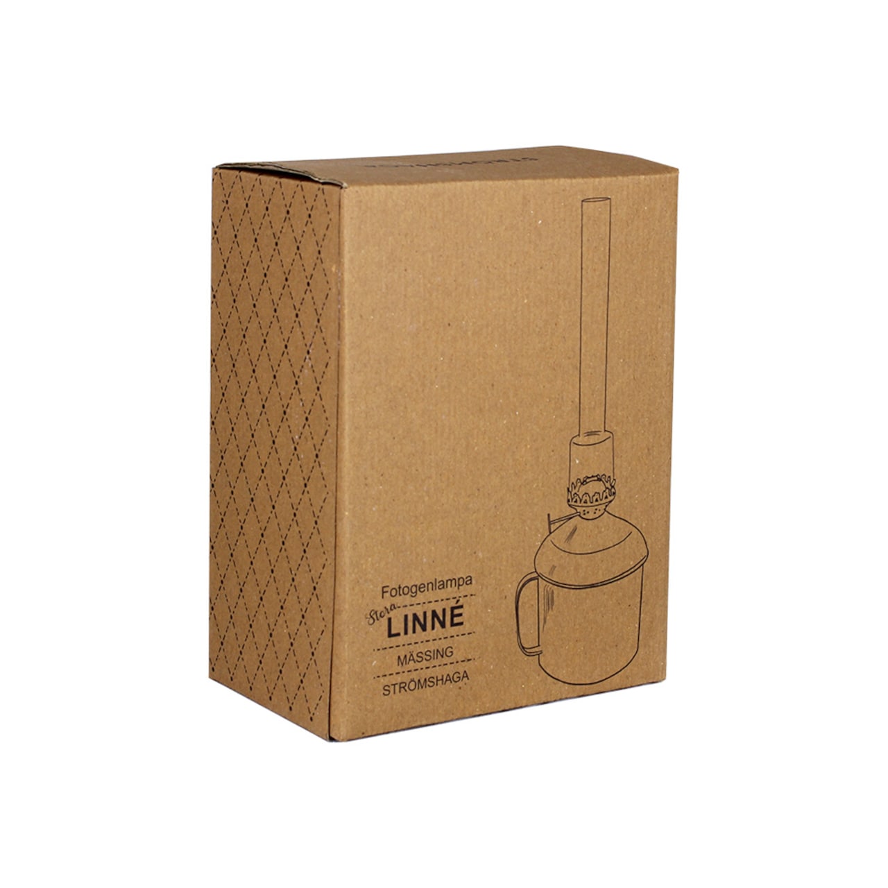 Fotogenlampa Linné Mässing Stor - 4