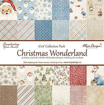 MAJA DESIGN -Christmas Wonderland - 6x6" paper  Pack