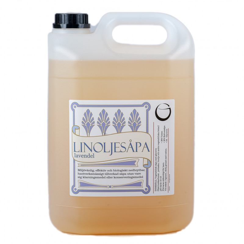  Linoljesåpa lavendel 5 liter, Grunne