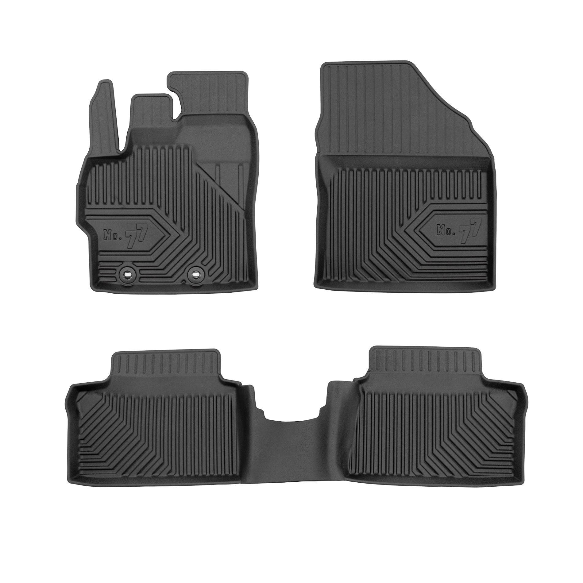 Djupa gummimattor Mazda 2 Hybrid, 2022-