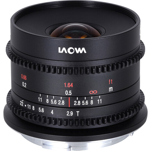 Laowa 9mm T2.9 Zero-D Cine Lens RF Mount 