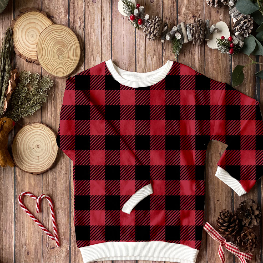 PLAID - RED/BLACK - 3