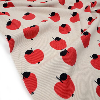 AN APPLE A DAY RIBBED - RED