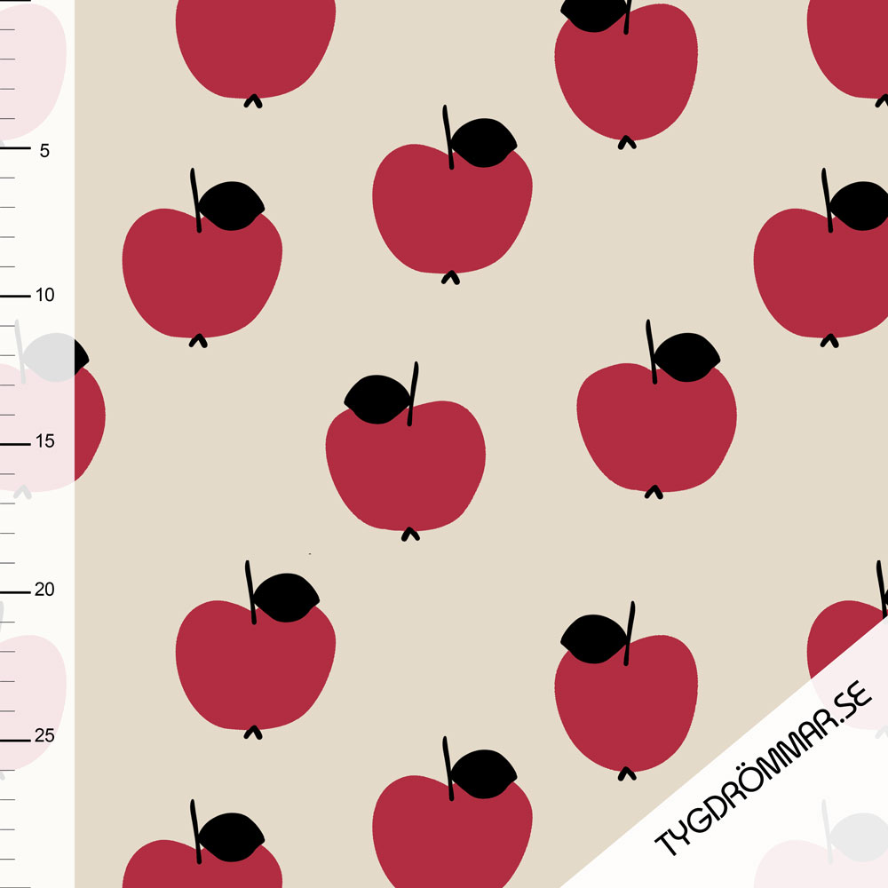 AN APPLE A DAY RIBBAD - RED - 4