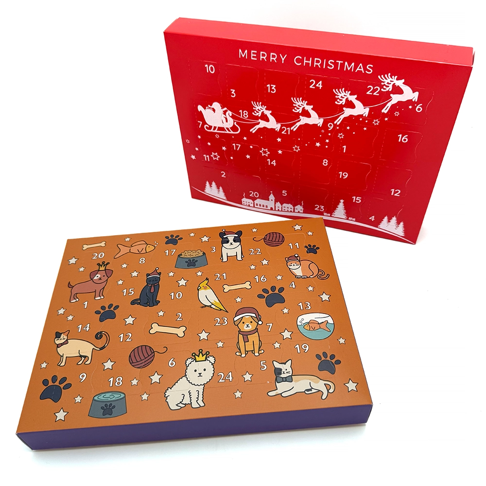 Christmas calendar dog