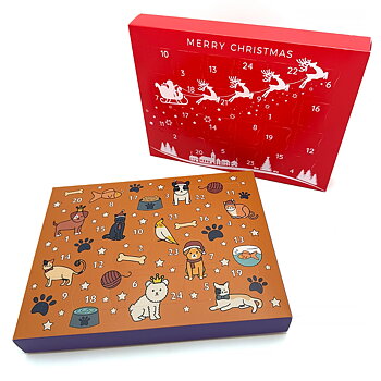Christmas calendar dog