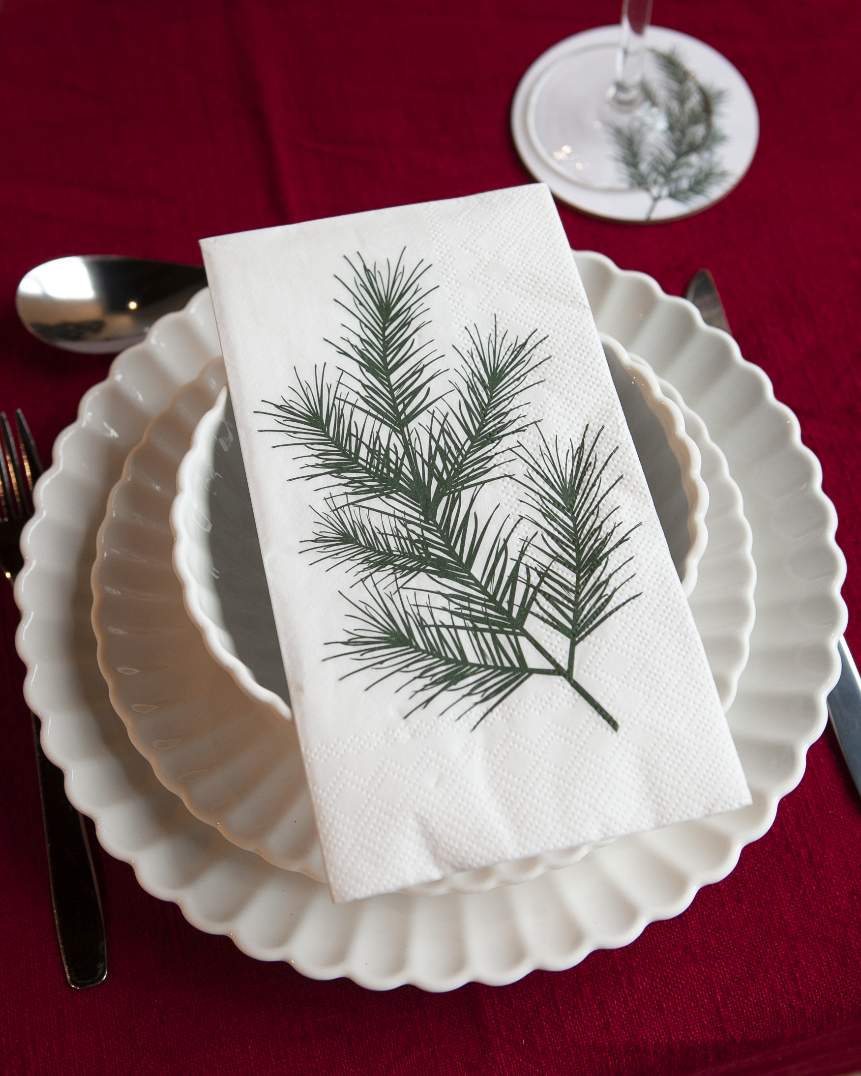 Fir branch napkin 16-pack - 3