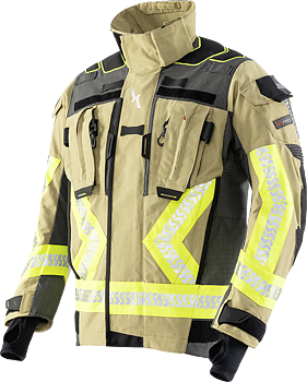 Brannbekledning for Røykdykking TEXPORT FIRE X-FLASH Jakke, Neste generasjons røykdykkerbekledning.