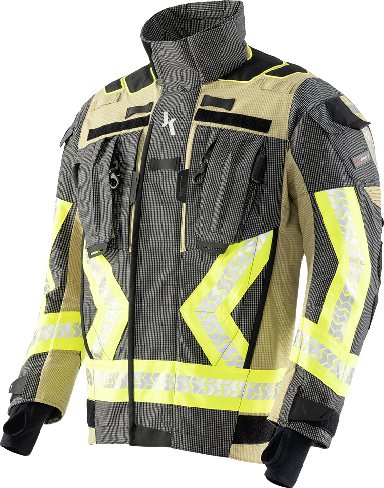 Brannbekledning for Røykdykking TEXPORT FIRE X-FLASH Jakke, Neste generasjons røykdykkerbekledning. - 12