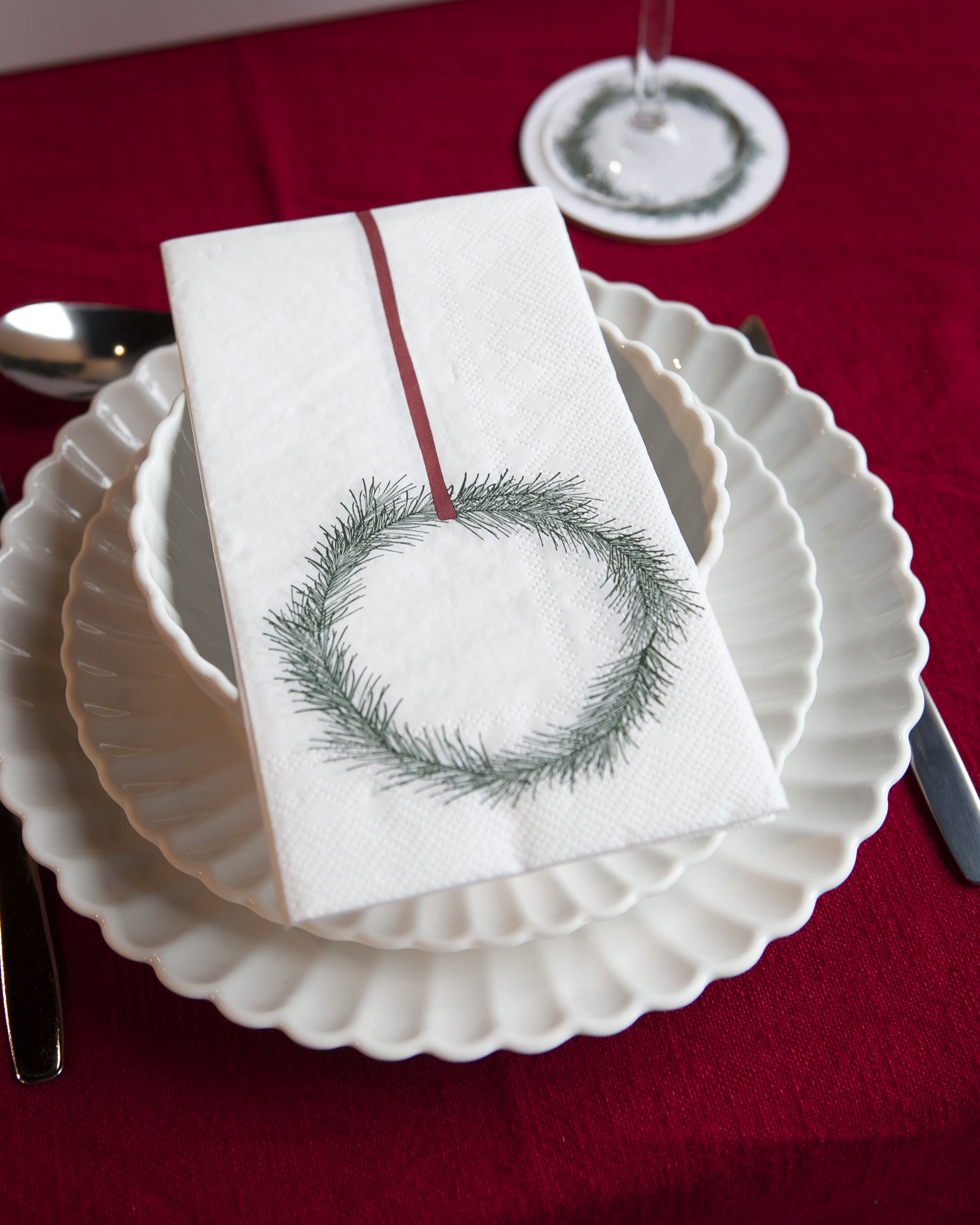 Wreath napkin 16-pack - 3
