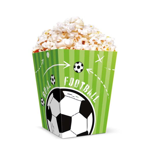 Popcornbägare Fotboll 6-pack