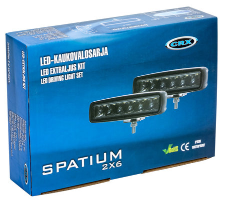 Led extraljus paket spatium 2X6 - 3