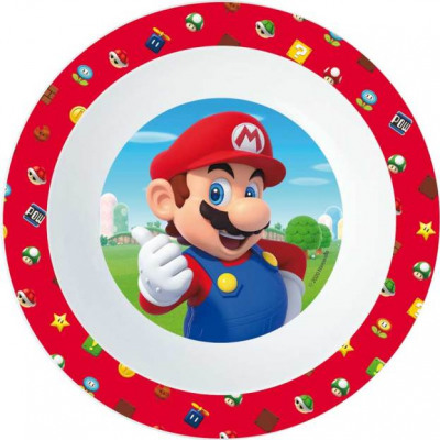 Super Mario frukost skål tummen upp
