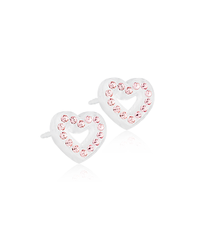 Brilliance Heart Hollow 10mm Pinkki