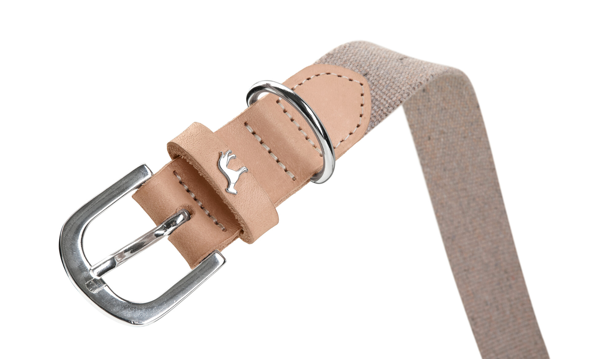 HUNTER halsband Trino grå/natur - 2