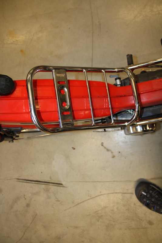 Pakkeholder for ramme, ekstrautstyr til Puch Maxi - 5