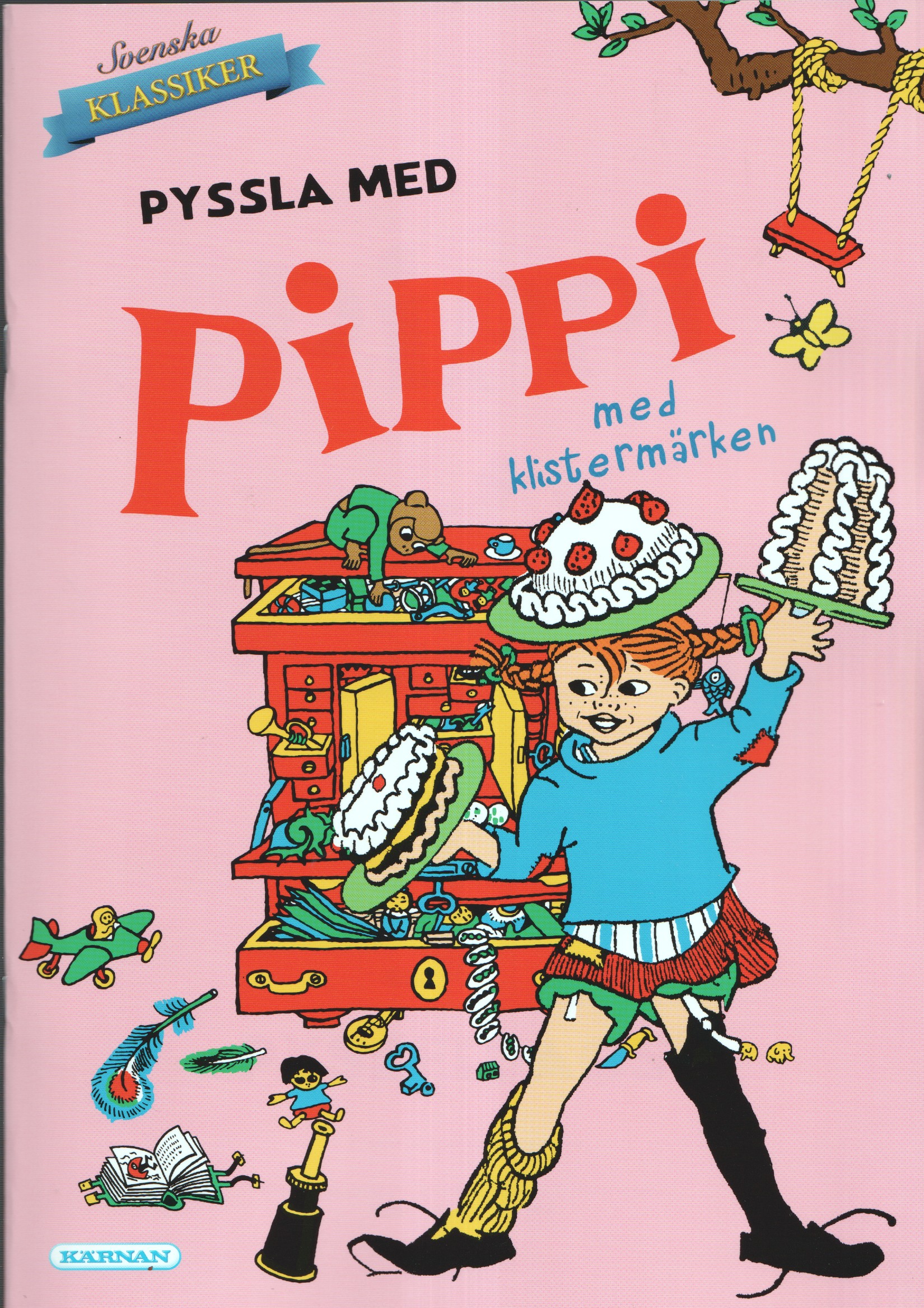 Pyssla med Pippi Långstrump , klistermärken!