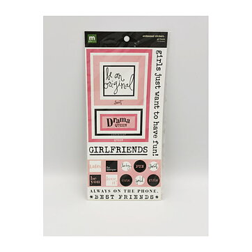 Making Memories Stickers Embossed - Girl Friends