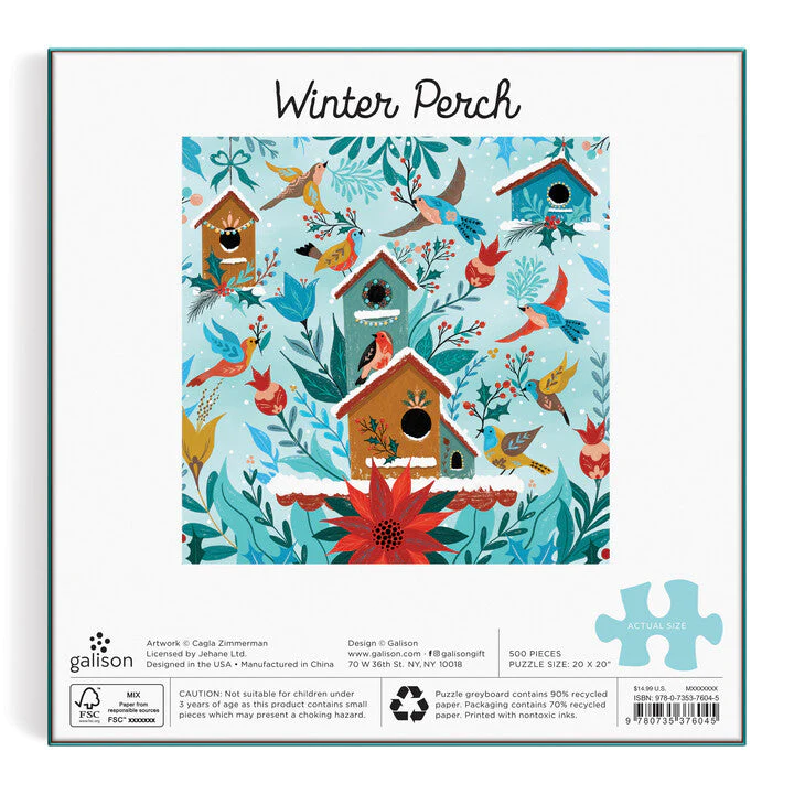 Winter Perch 500 Piece Puzzle - 4