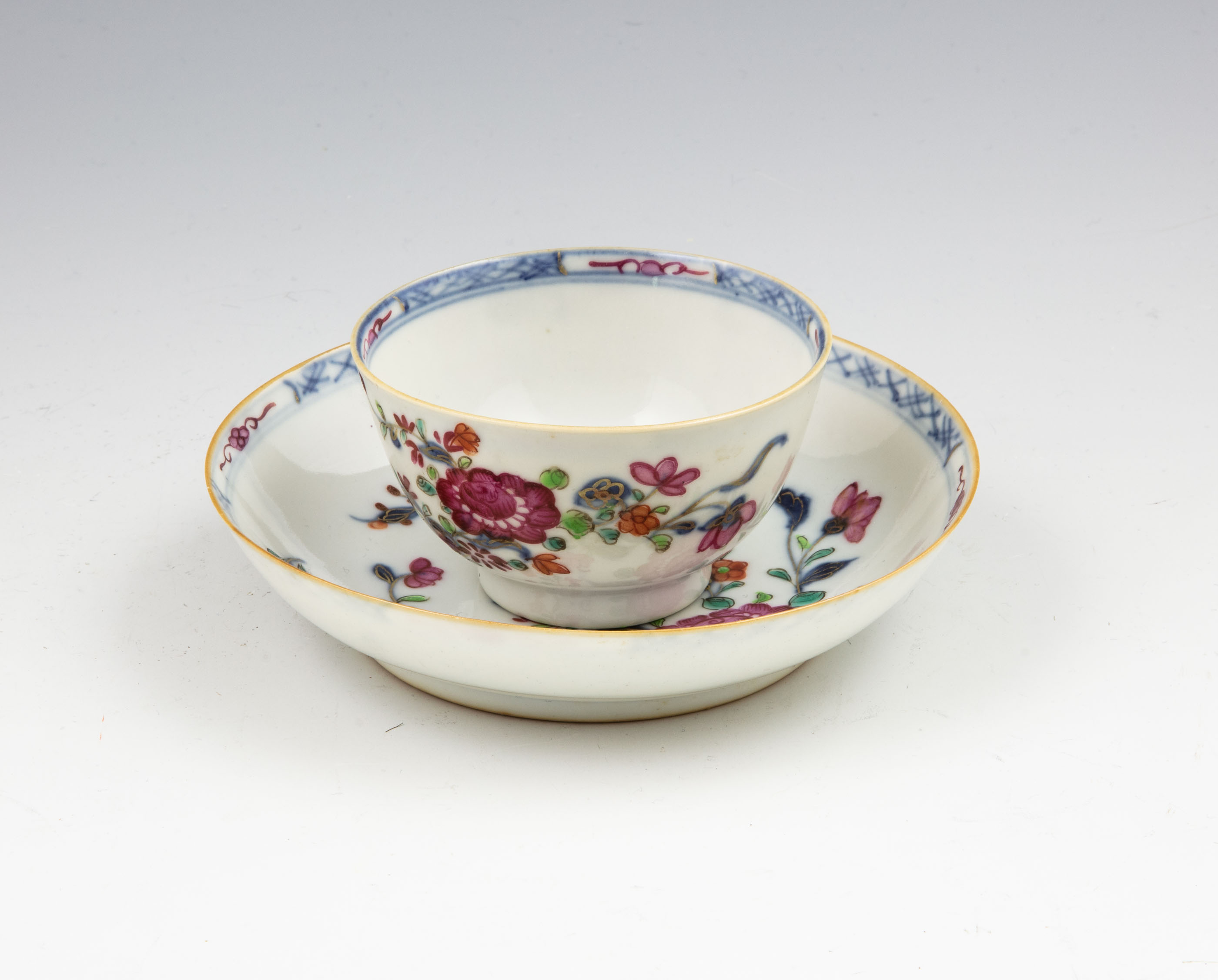 Cup with Saucer - China - Famille Rose