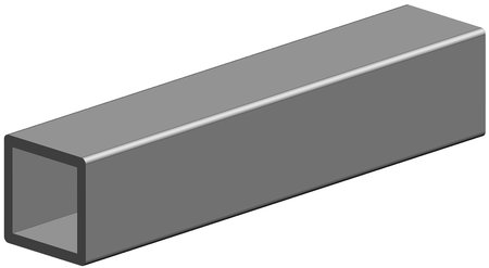 Fyrkantsrör 20x20x1,5x2000mm stål