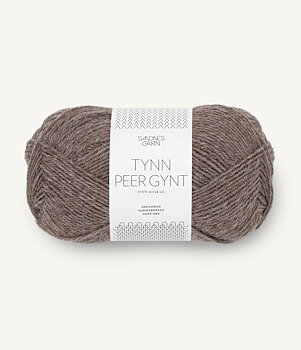 Tynn Peer Gynt - Mellanbrun melerad 2652