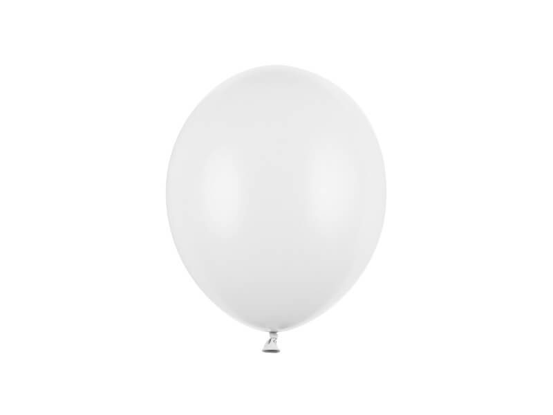 Ballonger Pastell Vit 23 cm