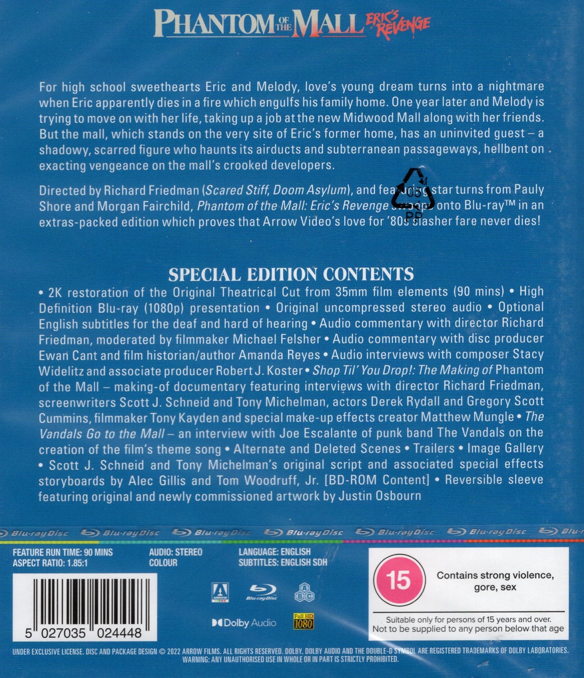 Phantom of the Mall - Eric's Revenge (ej svensk text) (Blu-ray) - 2