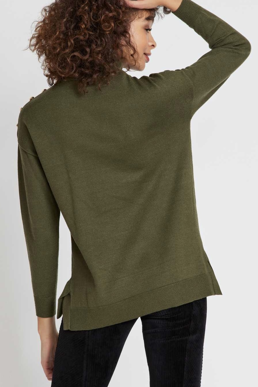 Derhy - Marie Pullover Olive - 3