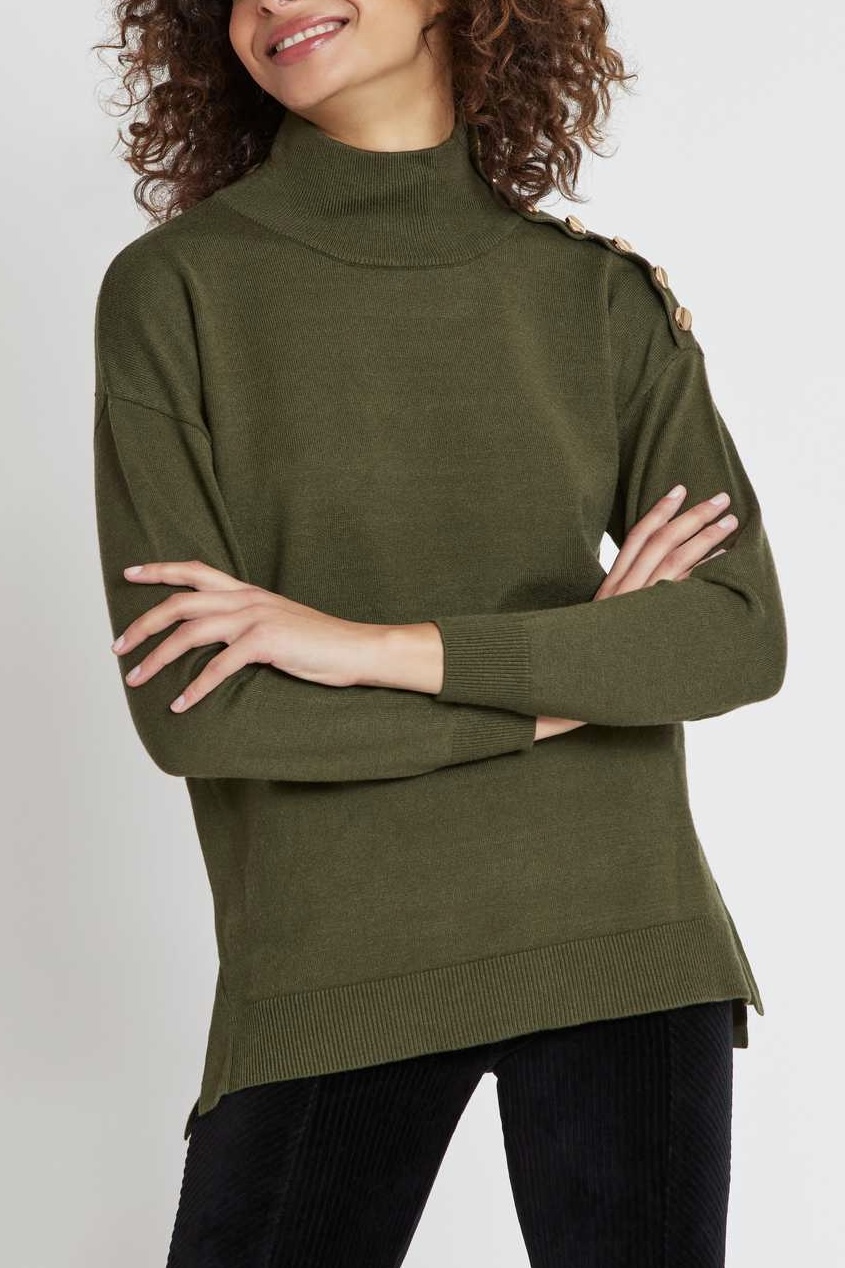 Derhy - Marie Pullover Olive - 2