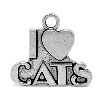 Charm  "I love Cats"