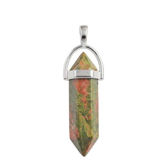 Charm  ,  gemstone Unakite