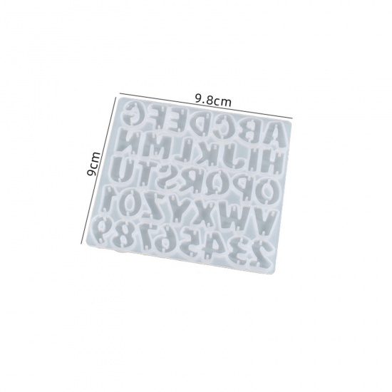 Silicone Resin Mold  Connector ALphabeth