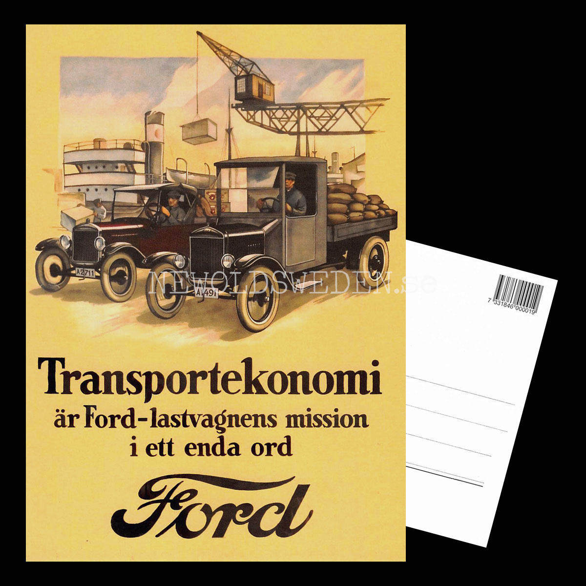Ford Lastvagn Transportekonomi - Vykort A5 - 3