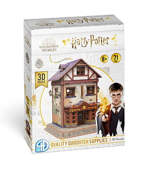 Harry Potter Kvalitetsutrustning till Quidditch 3D-Pussel 71 Bitar