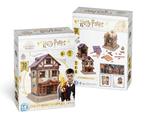 Harry Potter Kvalitetsutrustning till Quidditch 3D-Pussel 71 Bitar - 2