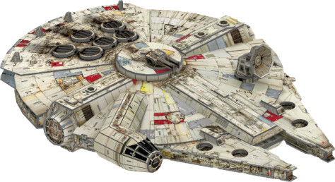 Star Wars Millennium Falcon 3D-Pussel 216 Bitar - 4