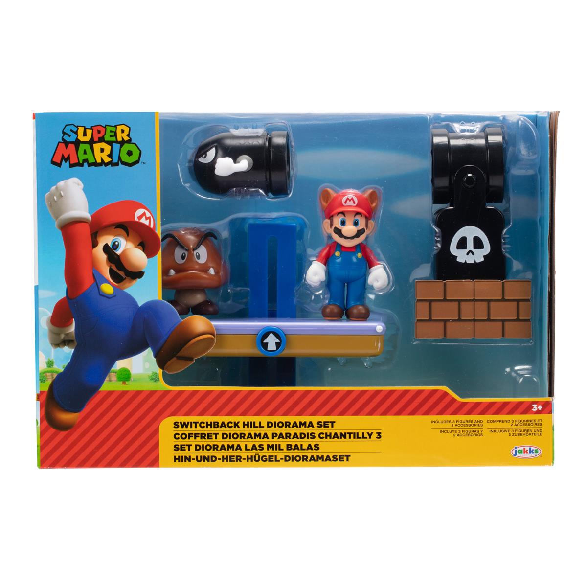 Super Mario Diorama Set Switchback Hill - 2