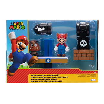 Super Mario Diorama Set Switchback Hill