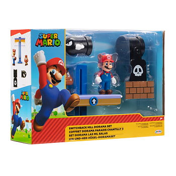 Super Mario Diorama Set Switchback Hill
