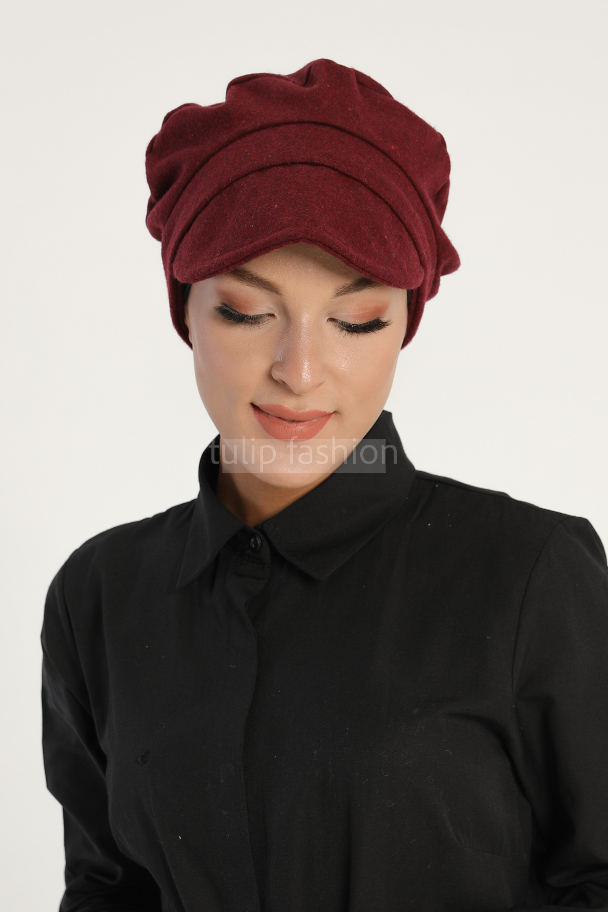Mössa - Agnes - Maroon - 2
