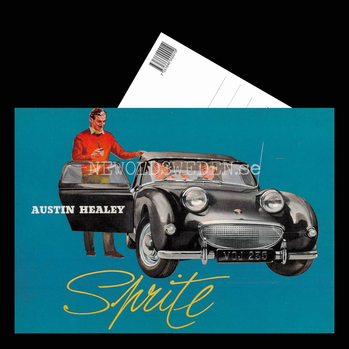 AUSTIN HEALEY Sprite - Vykort A5 - 3