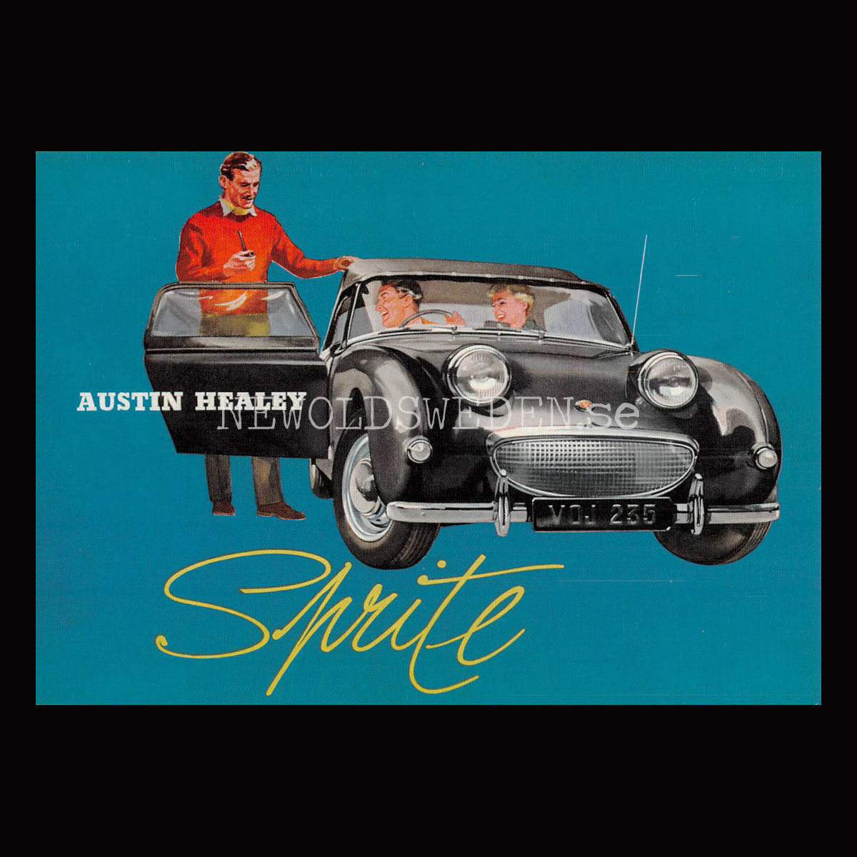 AUSTIN HEALEY Sprite - Vykort A5