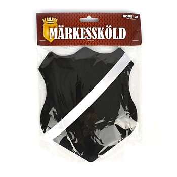 Märkessköld/märkestavla Svart - Robetoy