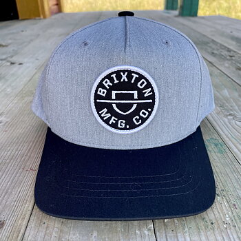 Boys crest snapback Crest heather grey