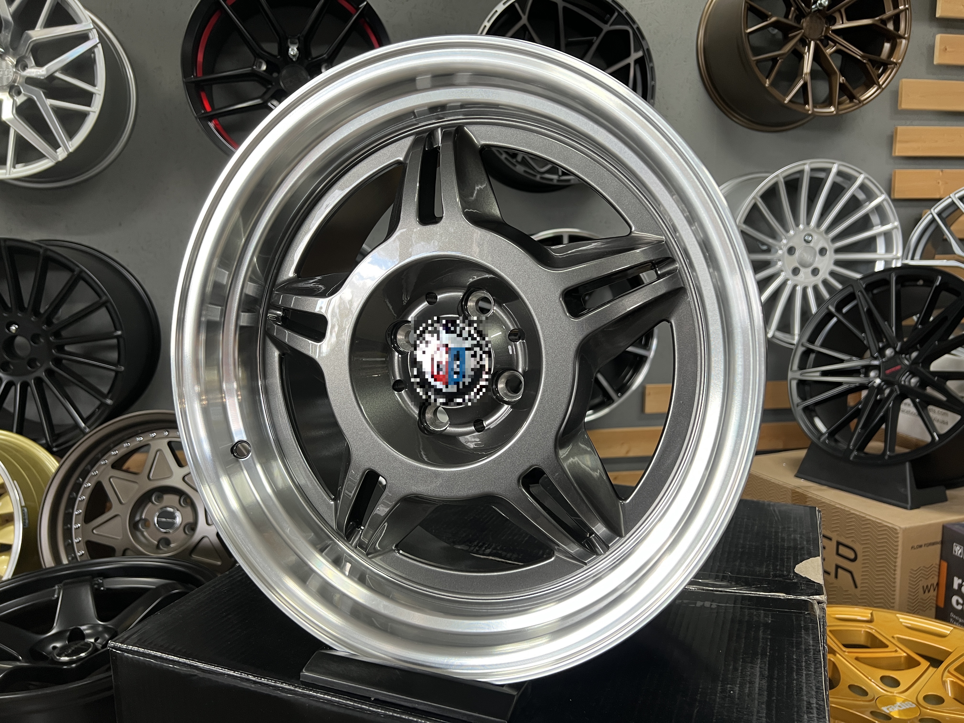 17" M3 E36 OLS Grey/pol 4/100