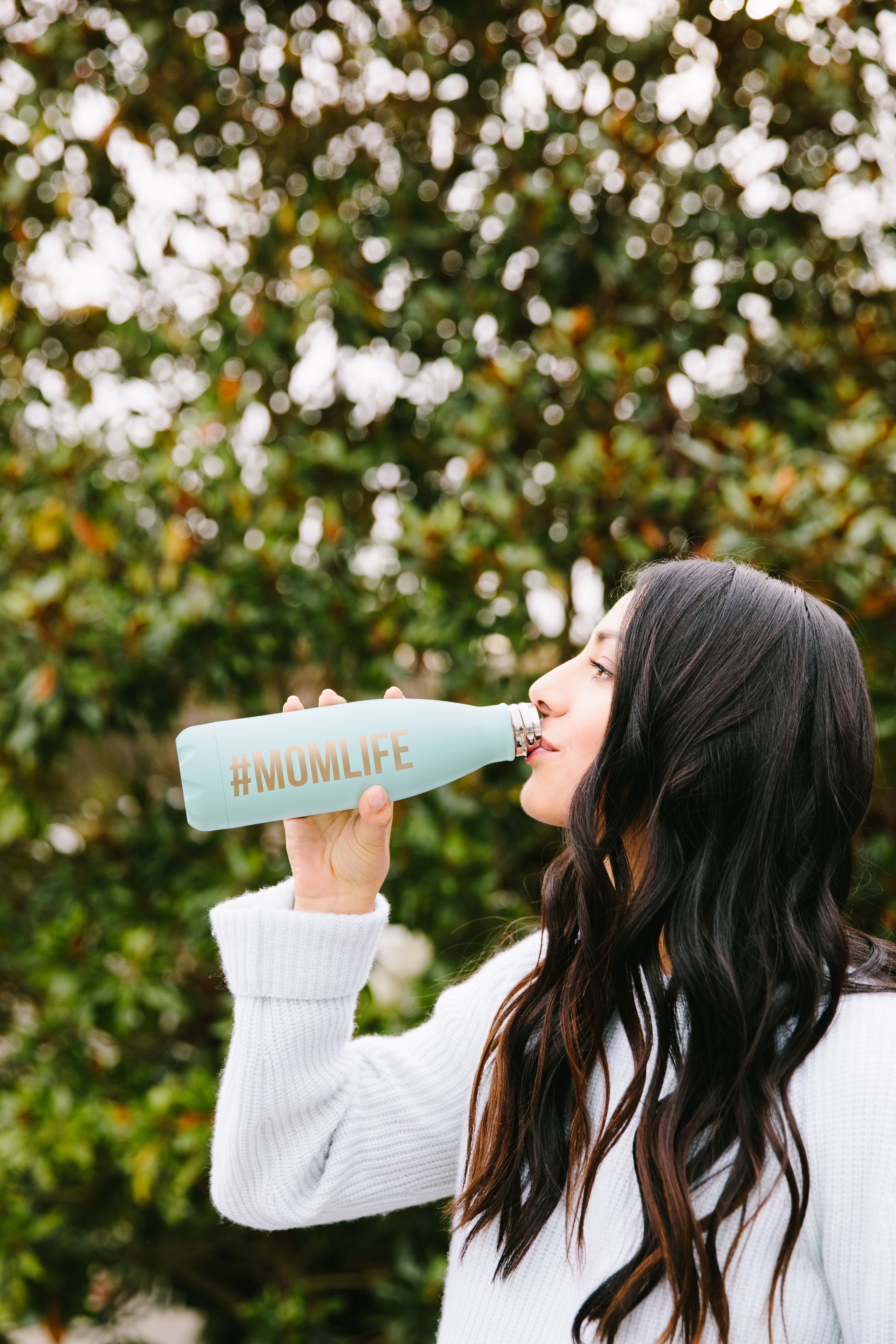 Pearhead "#momlife" Water Bottle Teal - 5