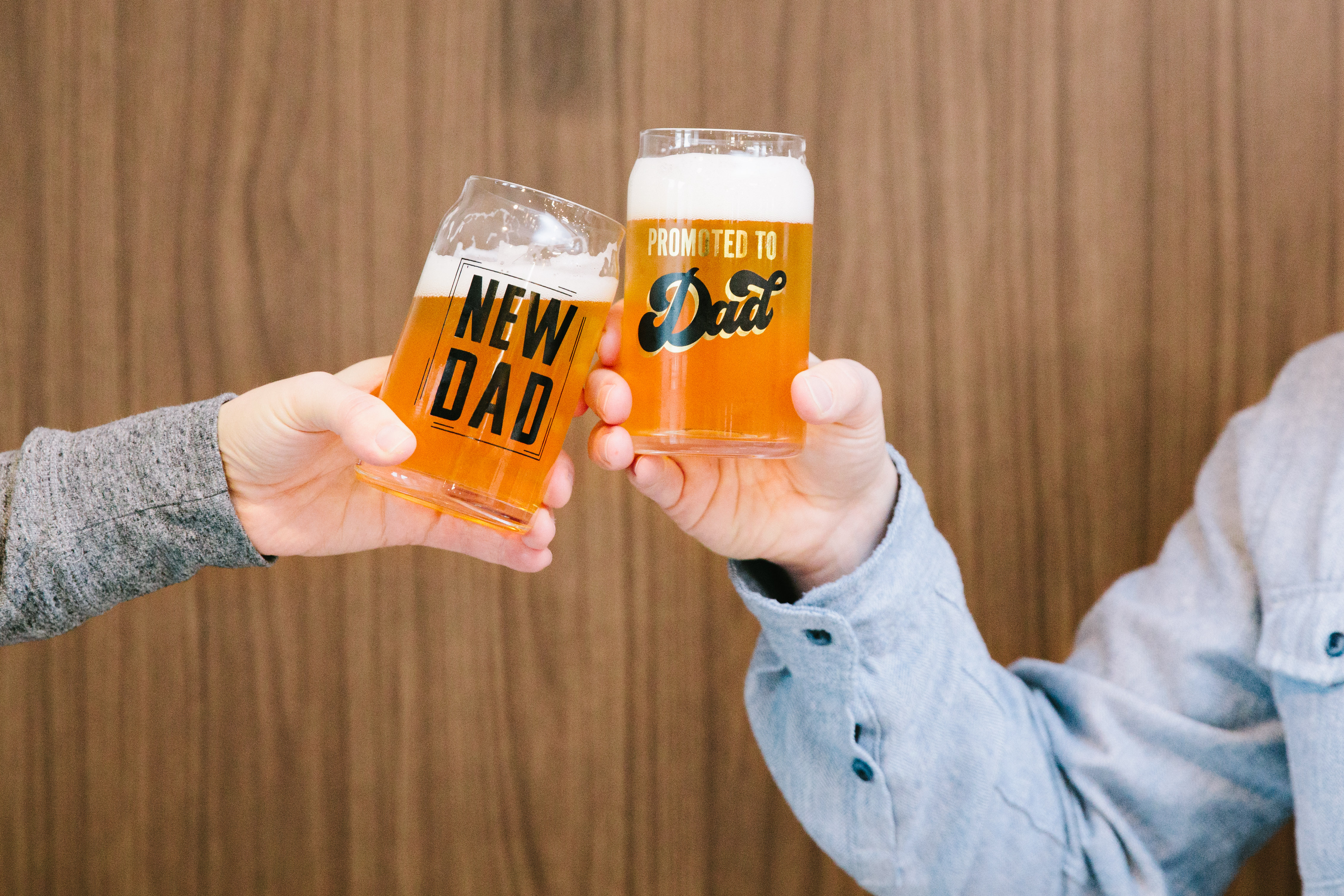 Pearhead New Dad Beer Glass Black - 4