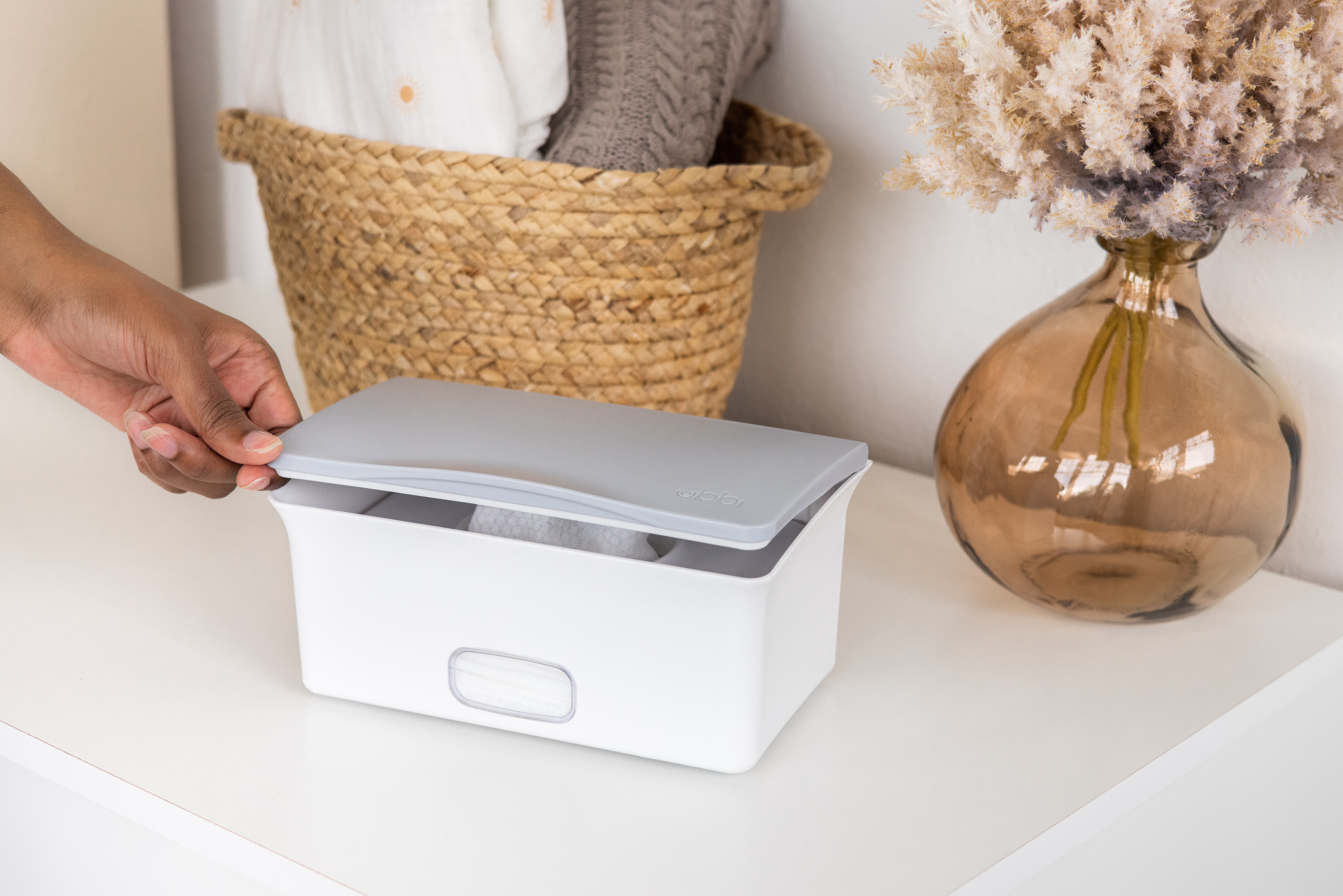 Ubbi Wipes Dispenser Gray - 5