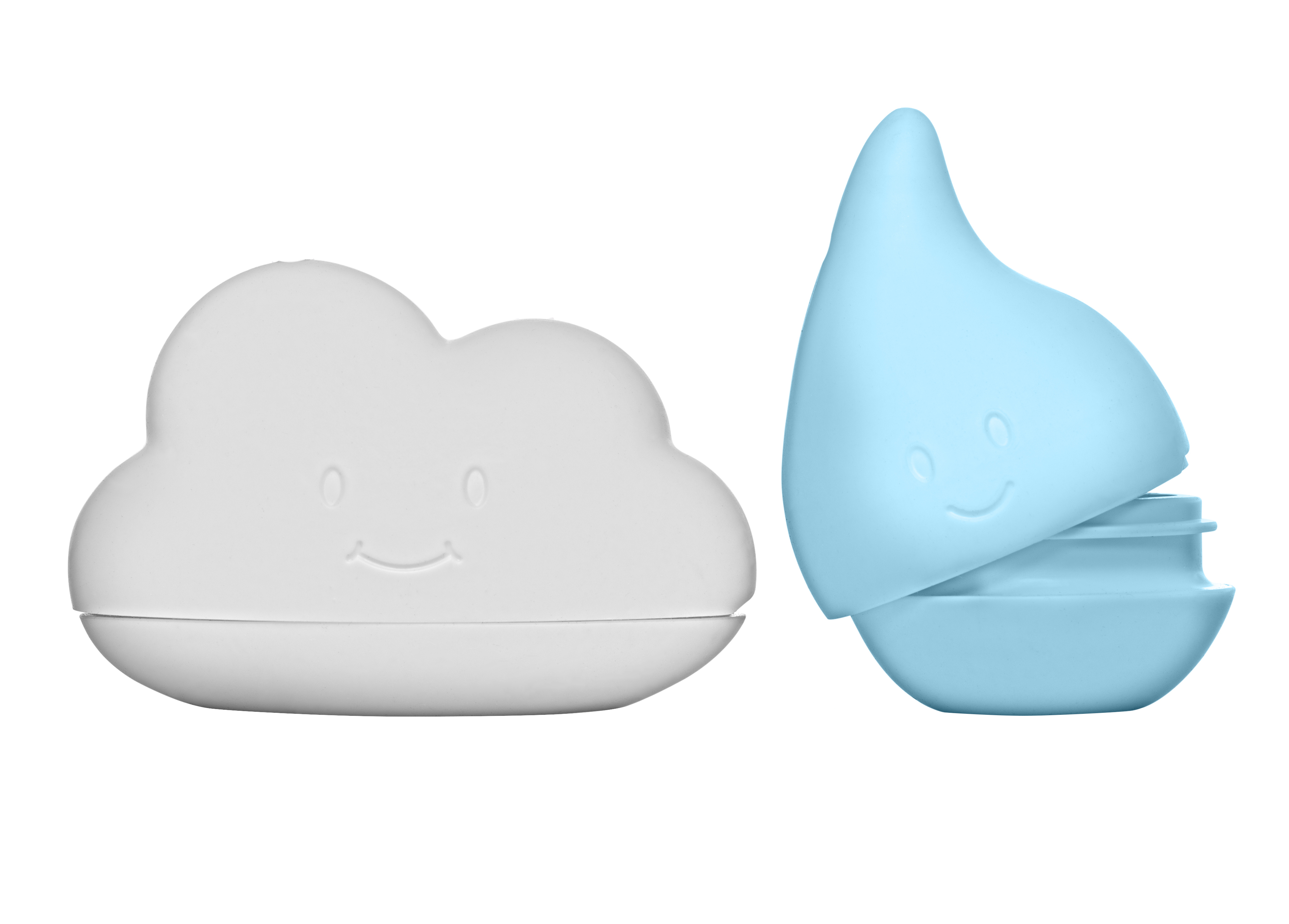 Ubbi Cloud and Droplet Bath Toys Multi